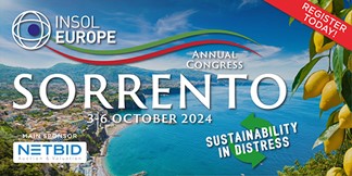 Insol Europe: 3-6 oct. 2024 Congresul anual, Sorrento, Italia
