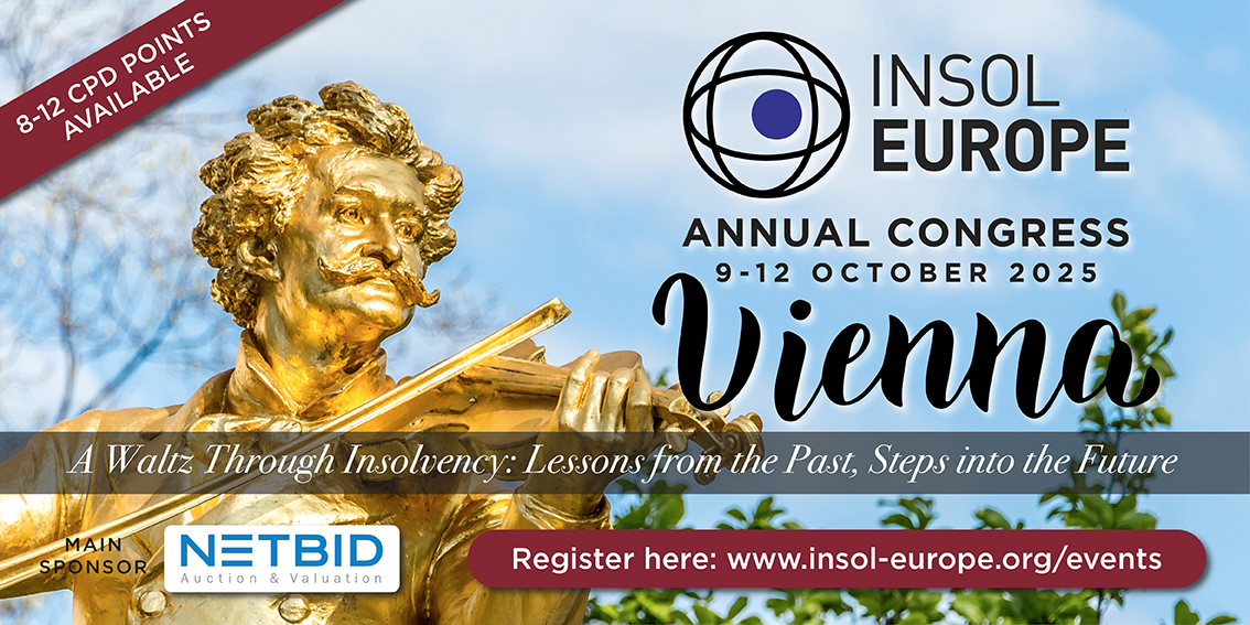 9-12 octombrie, Viena: Congres Anual Insol Europe