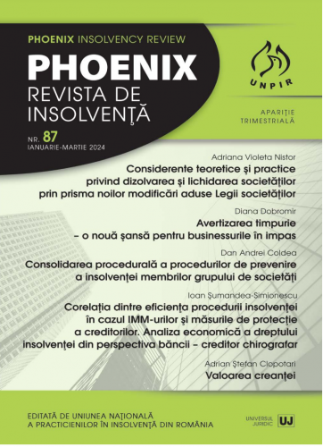Revista de insolventa Phoenix nr. 87/2024