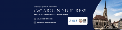12 noiembrie: Conferința regională „360° Around Distress – Cum gestionăm dificultatea în business”