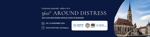 12 noiembrie: Conferința regională „360° Around Distress – Cum gestionăm dificultatea în business”